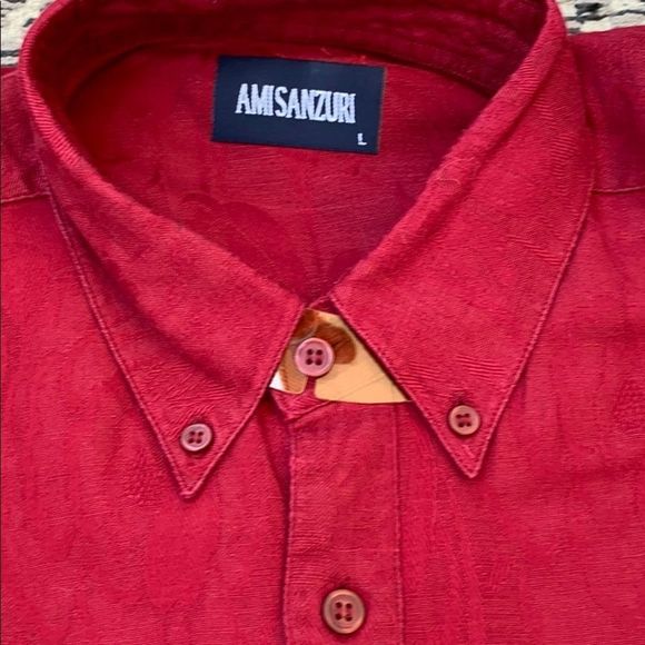 Ami Sanzuri Red Shirt - Picture 2 of 6